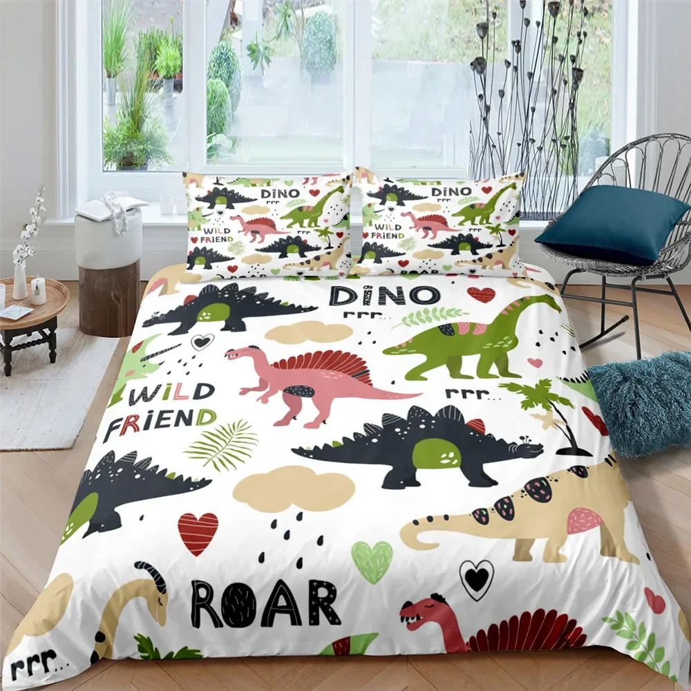 Dinosaur Bedding Set | Cozy Duvet Cover, Bed Sheet & Pillowcases for Dino Lovers #198 Dinosaur Bedding Set | Cozy Duvet Cover, Bed Sheet & Pillowcases for Dino Lovers #198