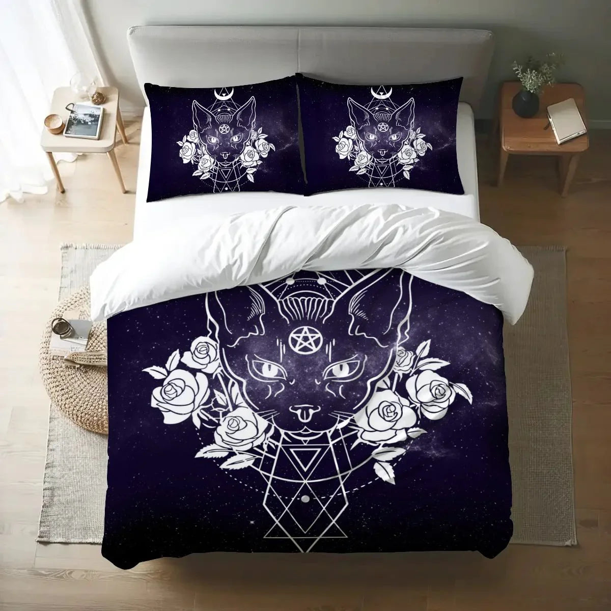 Cat Paw Bedding set, Cat King Size Bedding Set, Cat Tracks Soft Duvet Cover Set, Witchy Cat LTTL Bedding Set, Gifts for Cat Cat Paw Bedding set, Cat King Size Bedding Set, Cat Tracks Soft Duvet Cover Set, Witchy Cat LTTL Bedding Set, Gifts for Cat