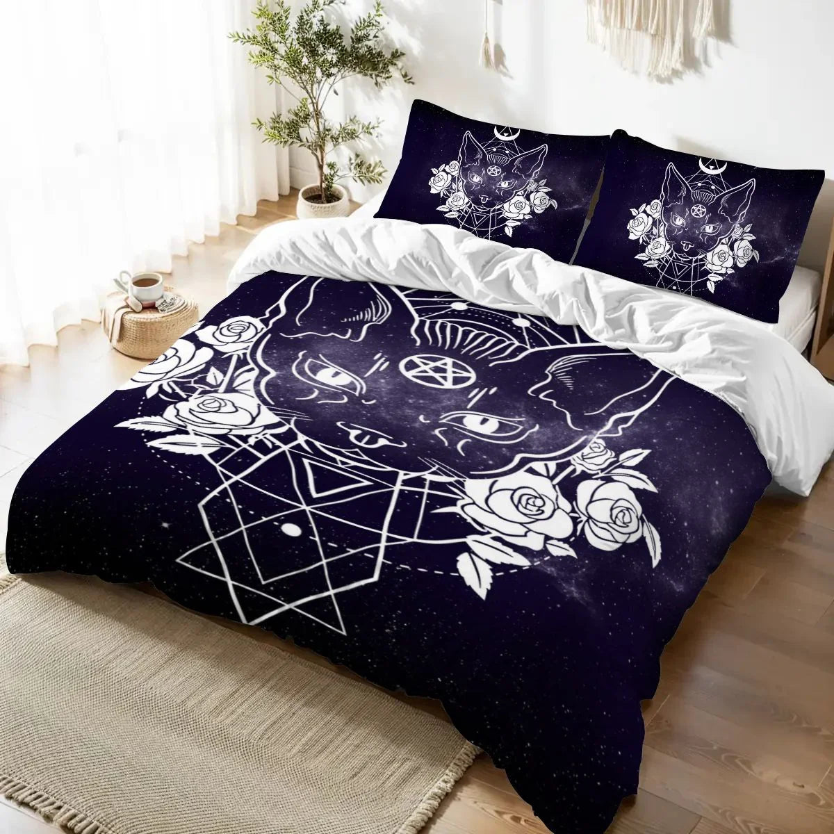 Cat Paw Bedding set, Cat King Size Bedding Set, Cat Tracks Soft Duvet Cover Set, Witchy Cat LTTL Bedding Set, Gifts for Cat Cat Paw Bedding set, Cat King Size Bedding Set, Cat Tracks Soft Duvet Cover Set, Witchy Cat LTTL Bedding Set, Gifts for Cat