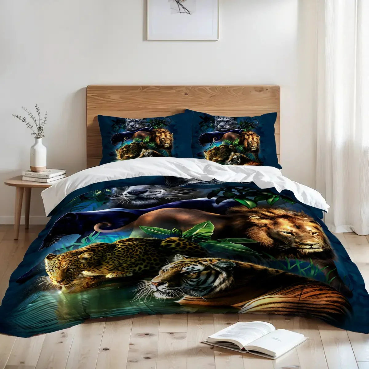 Cat Tracks Queen Size Bedding Set, Cat Bedding set, Cat Paw Soft Duvet Cover Set, Big Cats Jungle Bedding Set, Gifts for Cat Cat Tracks Queen Size Bedding Set, Cat Bedding set, Cat Paw Soft Duvet Cover Set, Big Cats Jungle Bedding Set, Gifts for Cat