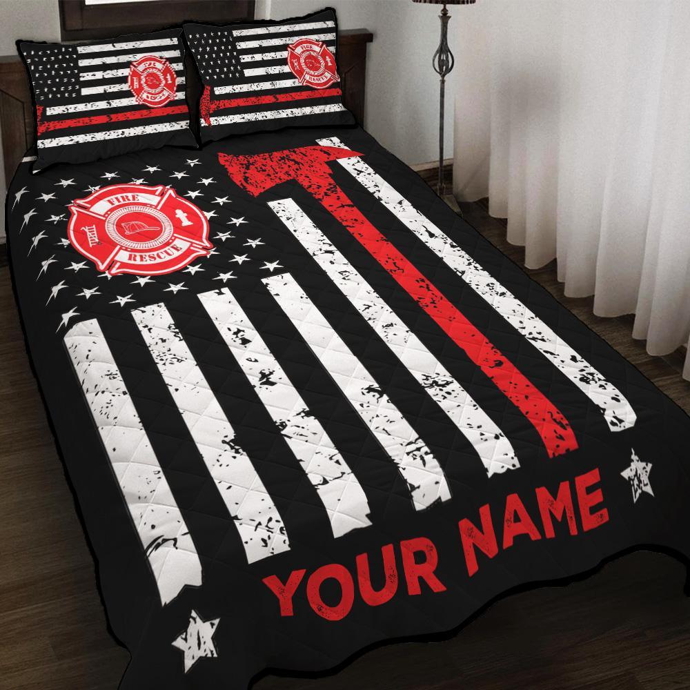 Custom Personalized Fire Academy Graduation Quilt Bedding Sets – Unique 3pcs Firefighter Comfort Custom Personalized Fire Academy Graduation Quilt Bedding Sets – Unique 3pcs Firefighter Comfort