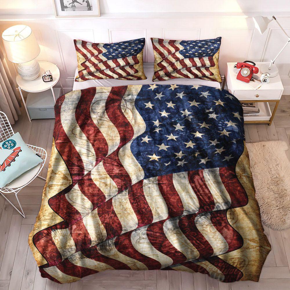 Personalized 3-piece Duvet Cover Bedding Set American Queen Size Bedding Set, America Cozy Bedding Set, America Flag Bedding Set, Gifts for America Personalized 3-piece Duvet Cover Bedding Set American Queen Size Bedding Set, America Cozy Bedding Set, America Flag Bedding Set, Gifts for America