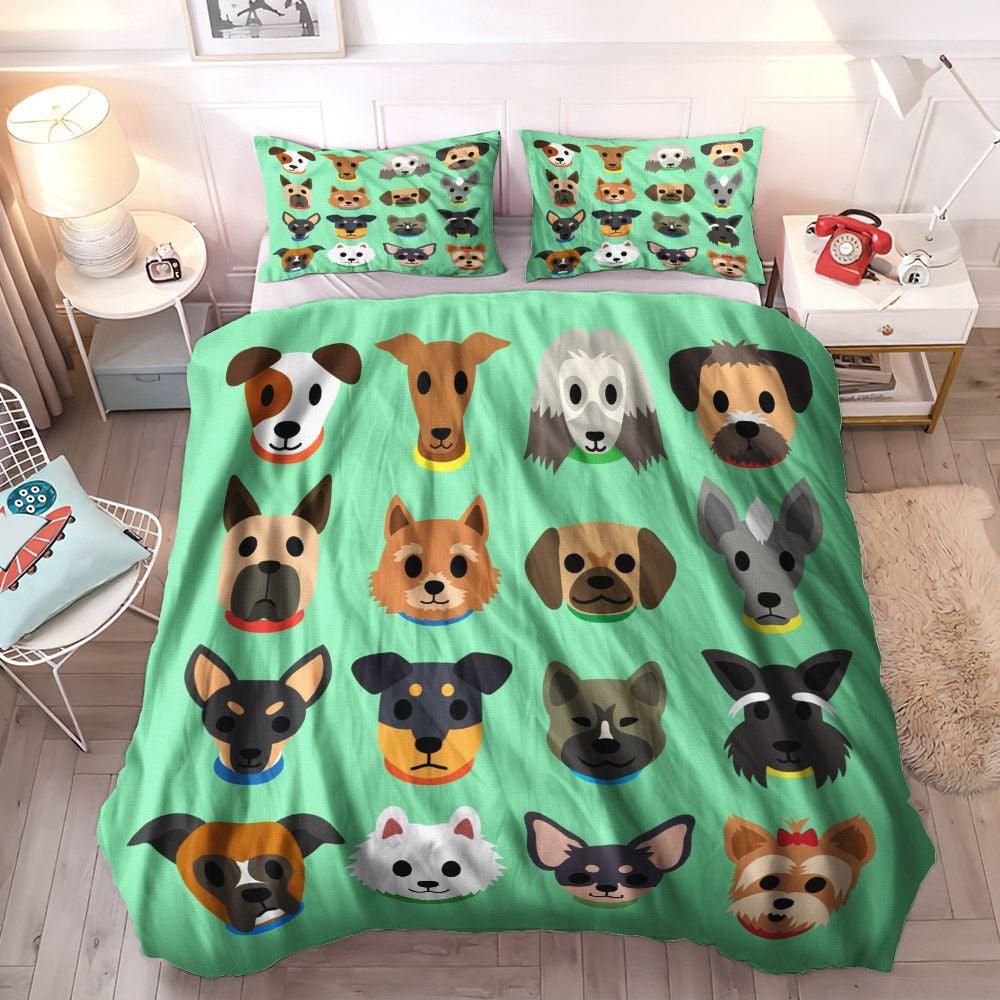 Personalized 3-piece Duvet Cover Bedding Set Cute Dogs Cozy Bedding Set, Dog Lovers King Size Bedding Set, Dog Bedding Set, Dog Bedding Set, Gifts for Dog Personalized 3-piece Duvet Cover Bedding Set Cute Dogs Cozy Bedding Set, Dog Lovers King Size Bedding Set, Dog Bedding Set, Dog Bedding Set, Gifts for Dog