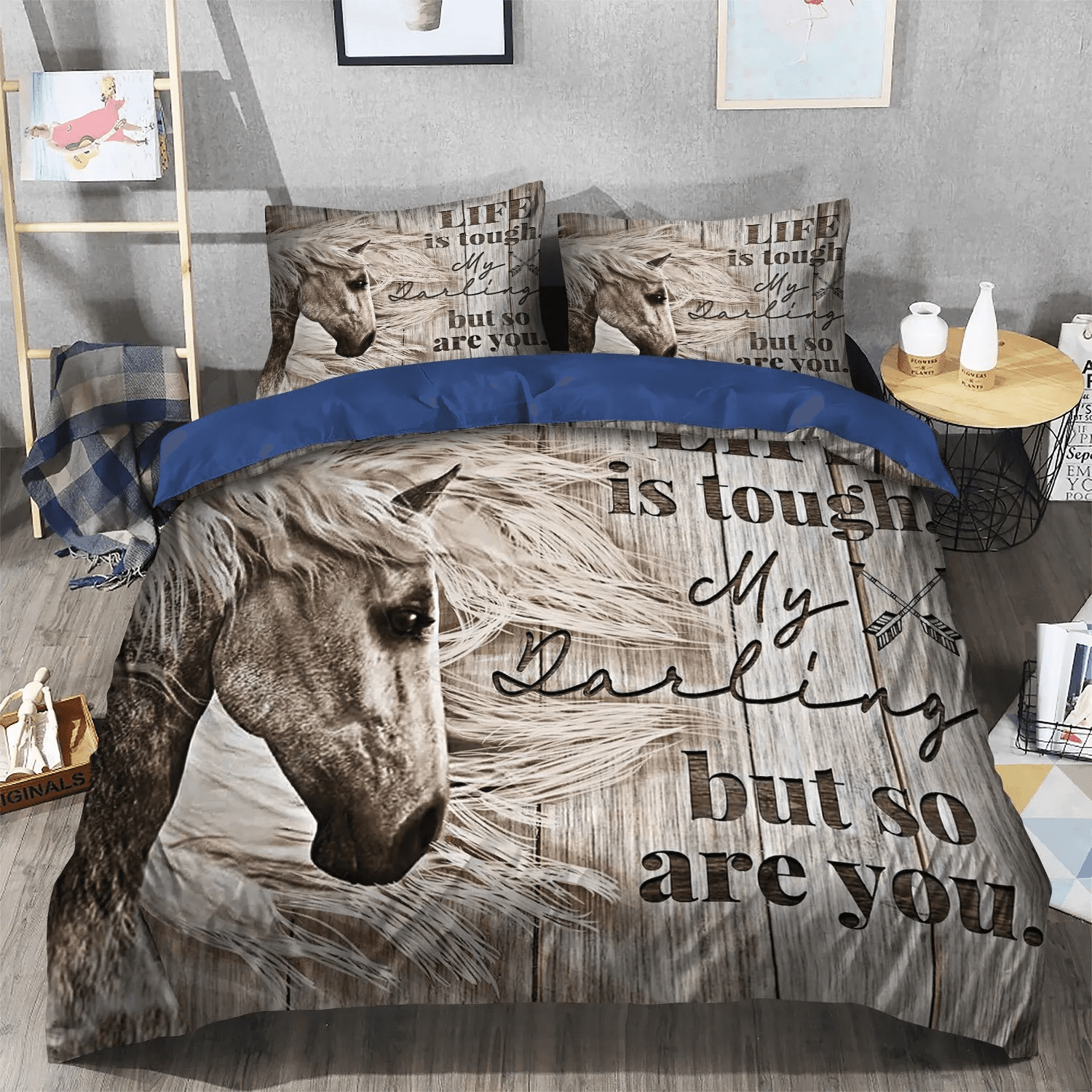 Personalized 3-piece Duvet Cover Bedding Set Galloping Horse King Size Bedding Set, Horse Queen Size Bedding Set, Colorful Horse Bedding set, Horse Bedding Set, Gifts for Horse-1 Personalized 3-piece Duvet Cover Bedding Set Galloping Horse King Size Bedding Set, Horse Queen Size Bedding Set, Colorful Horse Bedding set, Horse Bedding Set, Gifts for Horse-1