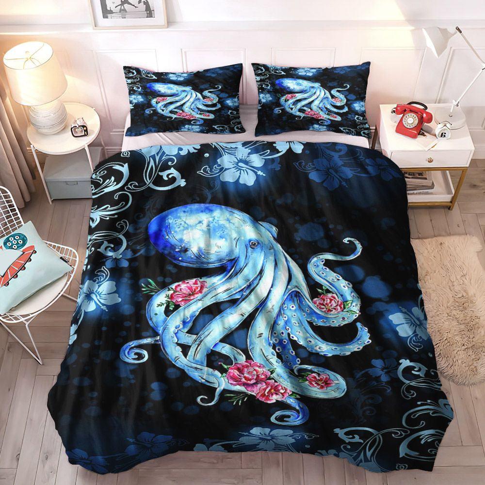 Personalized 3-piece Duvet Cover Bedding Set Love Cozy Bedding Set, I Love Octopuses Bedding Set, Gifts for Love Personalized 3-piece Duvet Cover Bedding Set Love Cozy Bedding Set, I Love Octopuses Bedding Set, Gifts for Love