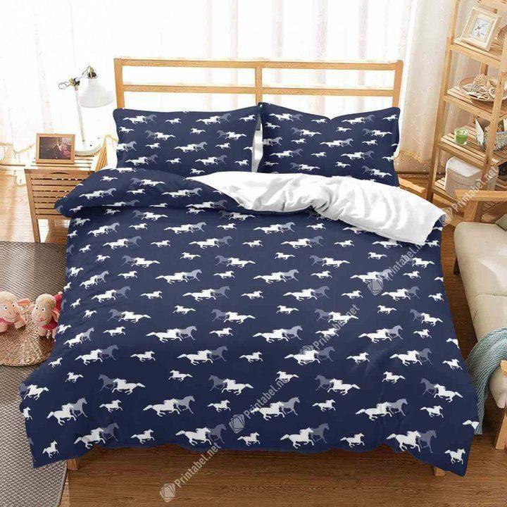 Personalized 3-piece Duvet Cover Bedding Set Running Horse Bedding Set TGJNH Personalized 3-piece Duvet Cover Bedding Set Running Horse Bedding Set TGJNH