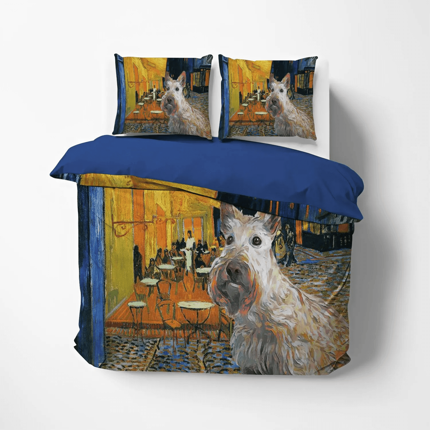 Personalized 3-piece Duvet Cover Bedding Set Scottish Terrier Cool Bedding set, Scottish Terrier Mom Floral Queen Size Bedding Set, Scottish Terrier Bedding Set, Gifts for Scottish Terrier Personalized 3-piece Duvet Cover Bedding Set Scottish Terrier Cool Bedding set, Scottish Terrier Mom Floral Queen Size Bedding Set, Scottish Terrier Bedding Set, Gifts for Scottish Terrier
