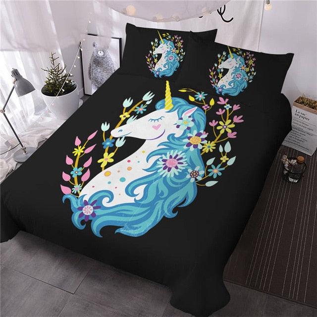 Personalized Cute Magical Unicorn Bedding Set Duvet Cover Bedding Set Personalized Cute Magical Unicorn Bedding Set Duvet Cover Bedding Set