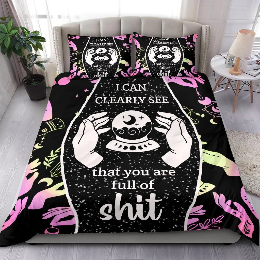Personalized Magic witch Bedding set Personalized Magic witch Bedding set