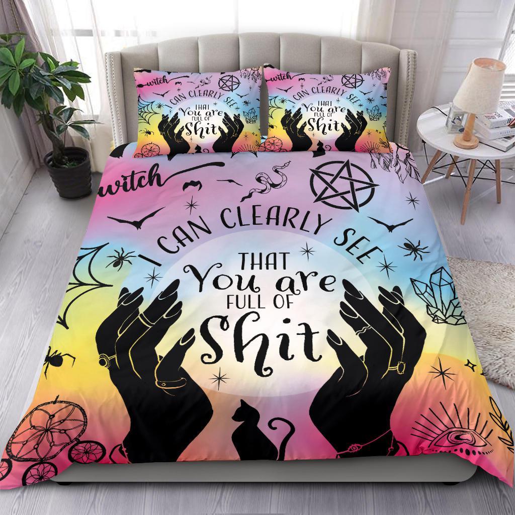 Personalized Magic Witch Duvet Cover Bedding Set 3-pc Personalized Magic Witch Duvet Cover Bedding Set 3-pc