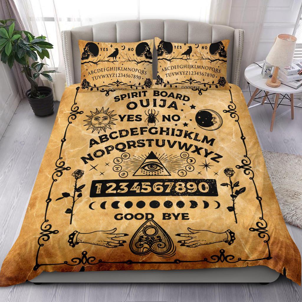 Personalized Ouija board witch Duvet Cover Bedding Set 3-pc Personalized Ouija board witch Duvet Cover Bedding Set 3-pc