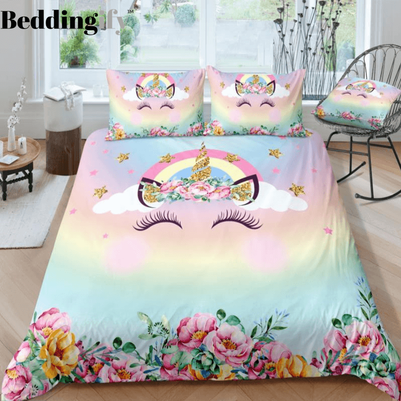 Personalized Unicorn Lash Bedding Set Duvet Cover Bedding Set Personalized Unicorn Lash Bedding Set Duvet Cover Bedding Set