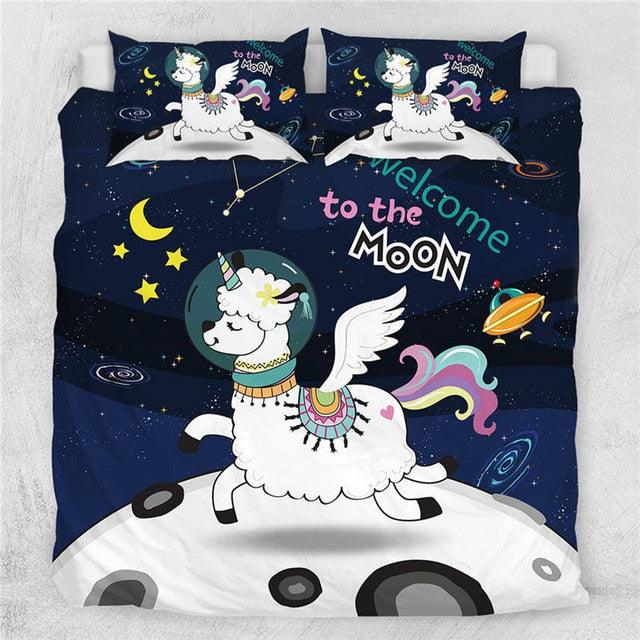 Personalized Unicorn Llama Quilt Cover Bedding Set Duvet Cover Bedding Set Personalized Unicorn Llama Quilt Cover Bedding Set Duvet Cover Bedding Set