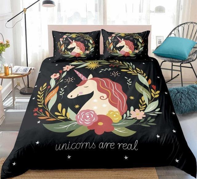 Personalized Unicorn Pattern Bedding Set Duvet Cover Bedding Set Personalized Unicorn Pattern Bedding Set Duvet Cover Bedding Set