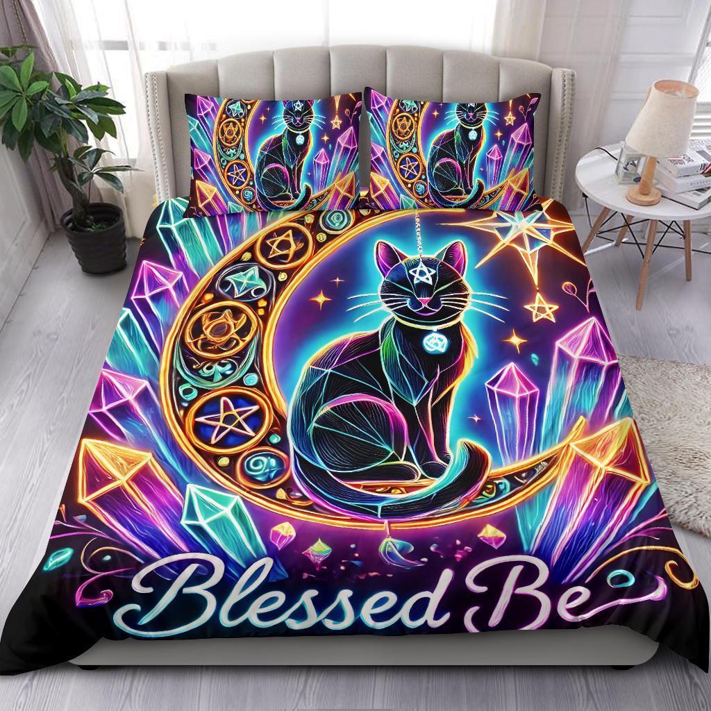 Personalized Witchy Black Cat Duvet Cover Bedding Set 3-pc Blessed Be Wicca Cat Duvet Cover Bedding Set 3-pc Personalized Witchy Black Cat Duvet Cover Bedding Set 3-pc Blessed Be Wicca Cat Duvet Cover Bedding Set 3-pc